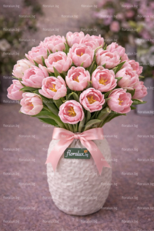 Букет „Peony Tulip Romance“