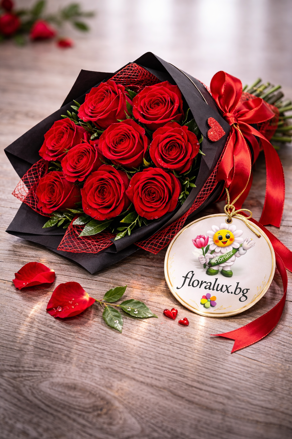 червени Еквадорски рози