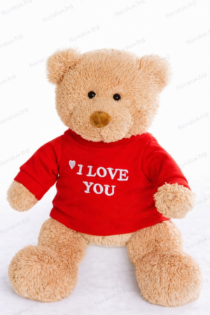 Плюшено мече „Обичам те“