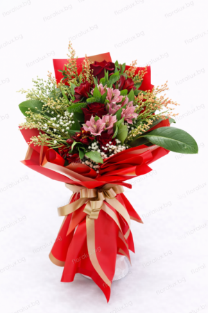 Букет Червена страст